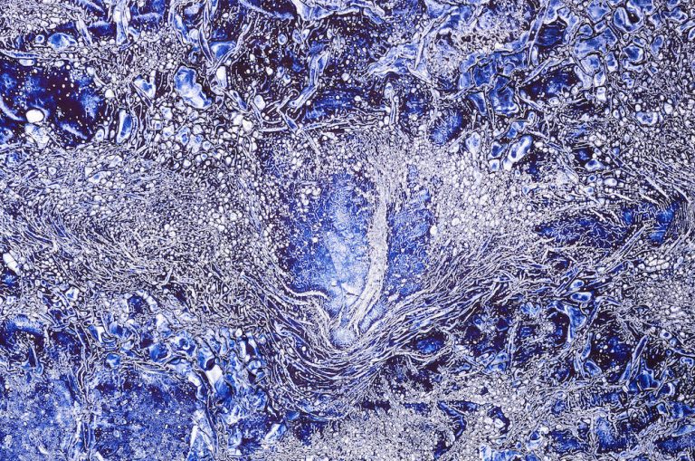 Matière-Lumière, ML-V-24-0504, détail, 2024, 77 cm x 63 cm, technique mixte © Evi Keller, Courtesy Jeanne Bucher Jaeger, Paris-Lisbonne copie © Jeanne Bucher Jaeger