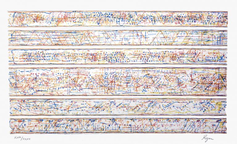 Félix Rozen, planche d'ouverture de la partition graphique 