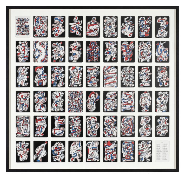 Jean Dubuffet, Algèbre de l'Hourloupe, 52 figures extrapolatoires, 1968<br/>© Jeanne Bucher Jaeger