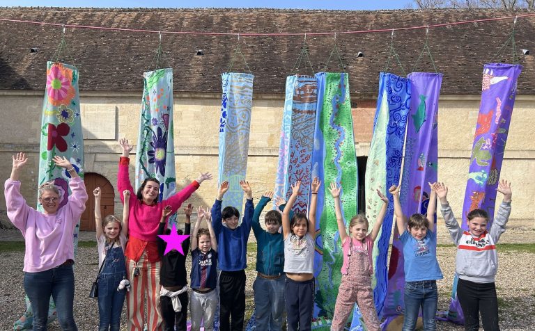 Atelier Genki-nobori, 2026, La Source Garouste<br/>© Jeanne Bucher Jaeger