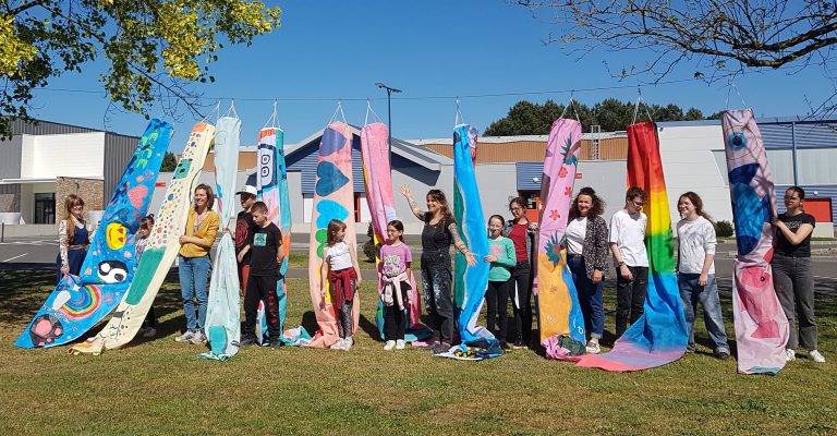 Genki-nobori Workshop, 2026, La Source Garouste<br/>© Jeanne Bucher Jaeger