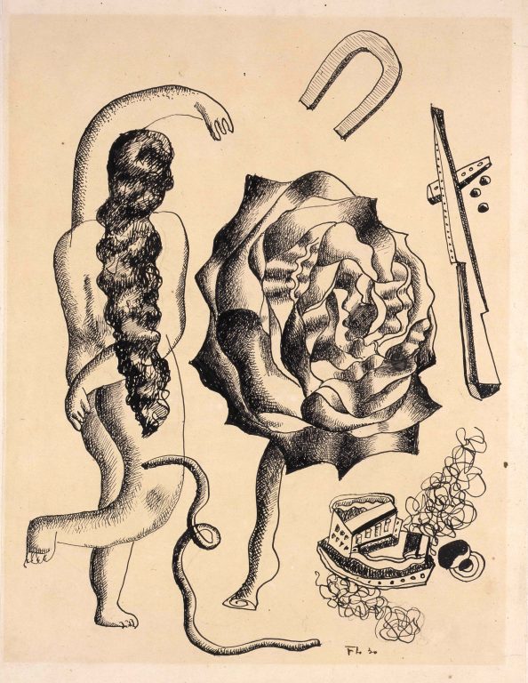 Fernand Léger, La femme à la rose, 1930<br/>© Jeanne Bucher Jaeger