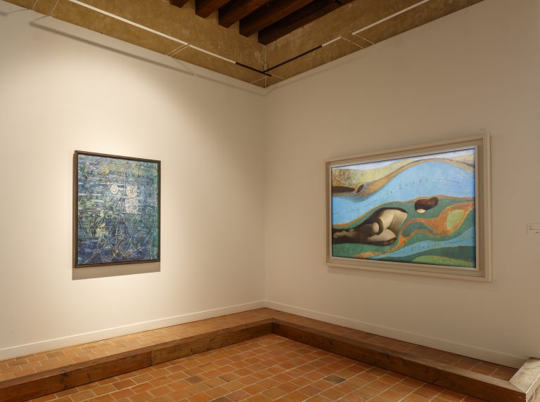 Vue de l’exposition, Max Ernst De Natura, au Domaine de Chaumont-sur-Loire, 2026.<br/>© Jeanne Bucher Jaeger